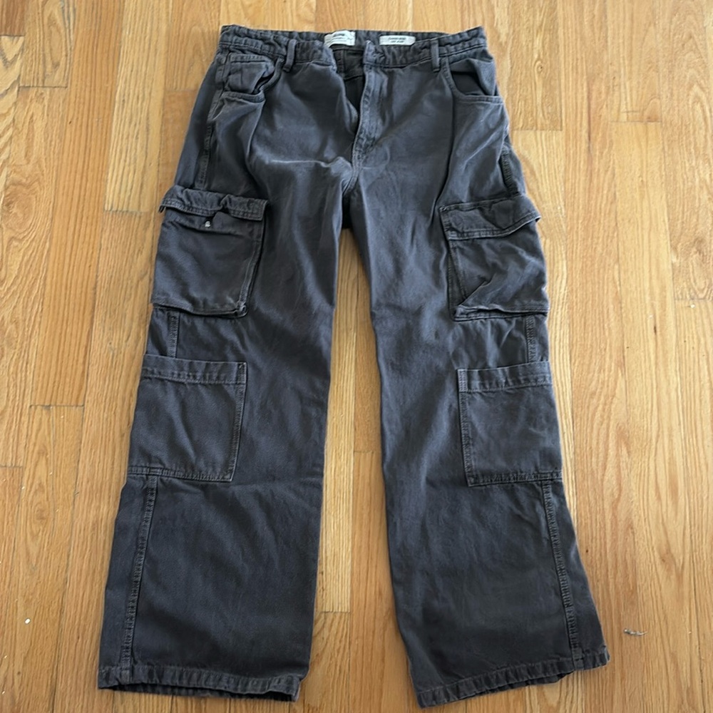 Wide leg, Brown Cargos